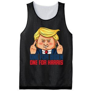 Usa Flag Trump Biden Harris Republican Political Statement Mesh Reversible Basketball Jersey Tank