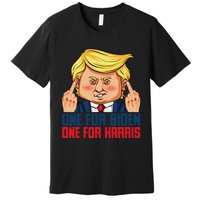 Usa Flag Trump Biden Harris Republican Political Statement Premium T-Shirt