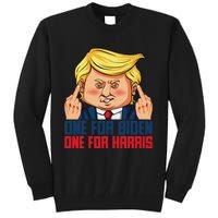 Usa Flag Trump Biden Harris Republican Political Statement Tall Sweatshirt