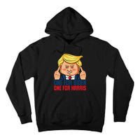 Usa Flag Trump Biden Harris Republican Political Statement Tall Hoodie