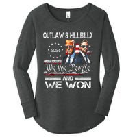 Us Flag Trump Vance We Won Win Inauguration Day 2025 47th President Gift Women's Perfect Tri Tunic Long Sleeve Shirt