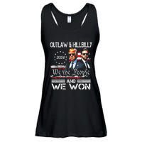 Us Flag Trump Vance We Won Win Inauguration Day 2025 47th President Gift Ladies Essential Flowy Tank