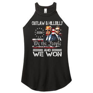 Us Flag Trump Vance We Won Win Inauguration Day 2025 47th President Gift Women's Perfect Tri Rocker Tank