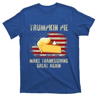 USA Flag Trumpkin Pie Make Thanksgiving Great Again T-Shirt