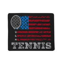 Usa Flag Tennis Us Tennis Lover Team Sport Mousepad