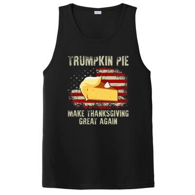 Usa Flag Trumpkin Pie Make Thanksgiving Great Again PosiCharge Competitor Tank