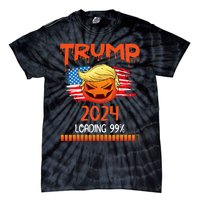 Us Flag Trump Pumpkin Donald Trump 24 Loading 99 President Tie-Dye T-Shirt