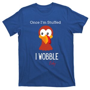 Unisex Funny Thanksgiving Stuffed Wobble Gift T-Shirt