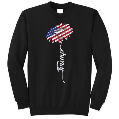 Us Flag Trump Sunflower Lovers American Sweatshirt