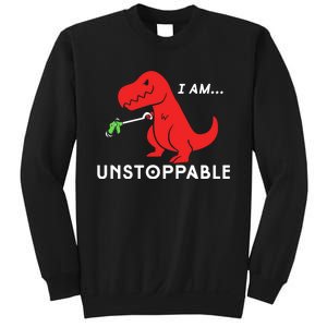 Unstoppable Funny TRex Dinosaur Sweatshirt