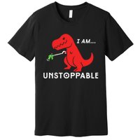 Unstoppable Funny TRex Dinosaur Premium T-Shirt