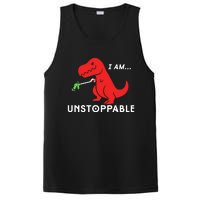 Unstoppable Funny TRex Dinosaur PosiCharge Competitor Tank