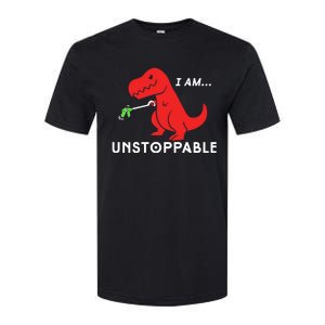 Unstoppable Funny TRex Dinosaur Softstyle CVC T-Shirt