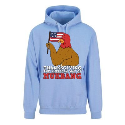 Usa Flag Thanksgiving Turkey American Way Of Mukbang Asmr Gift Unisex Surf Hoodie