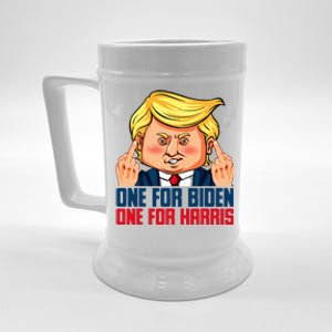 Usa Flag Trump Biden Harris Republican Beer Stein