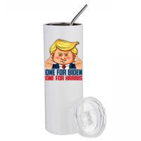 Usa Flag Trump Biden Harris Republican Stainless Steel Tumbler