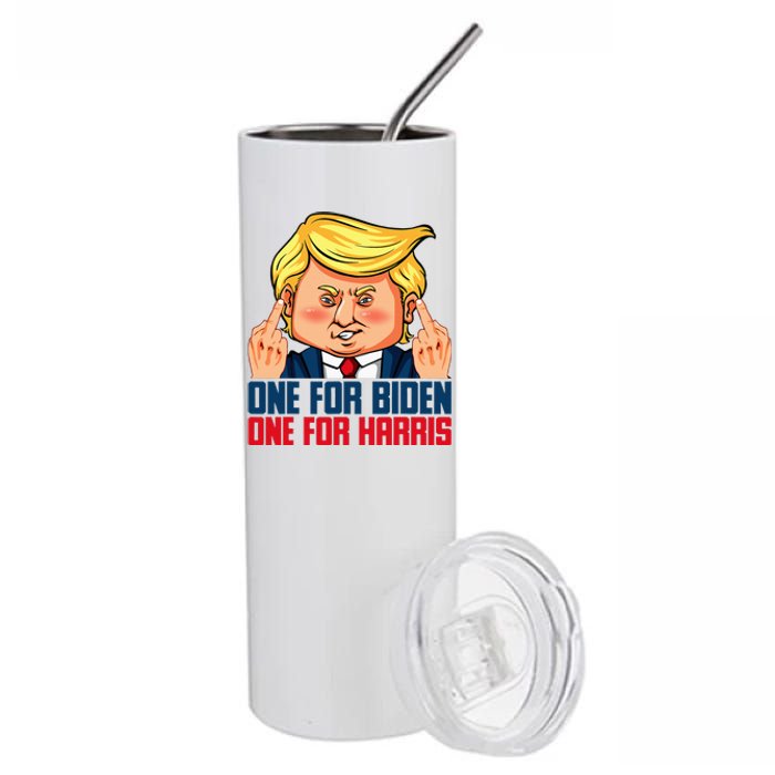 Usa Flag Trump Biden Harris Republican Stainless Steel Tumbler