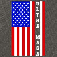 USA Flag United States Of America Ultra MAGA Trump 2024 Cotton Canvas Backpack