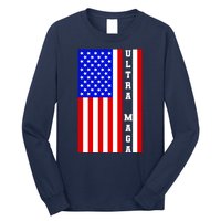 USA Flag United States Of America Ultra MAGA Trump 2024 Long Sleeve Shirt