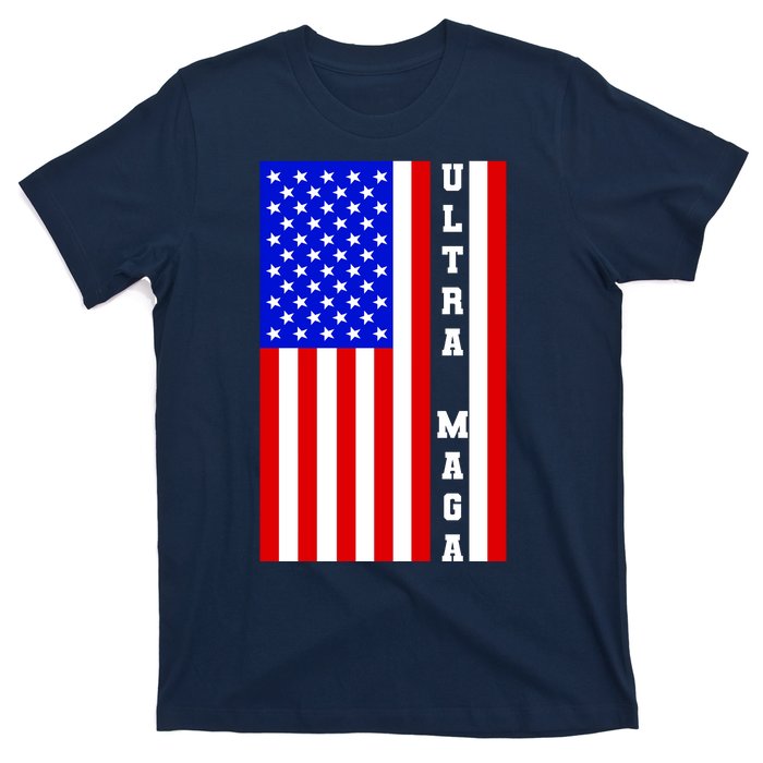 USA Flag United States Of America Ultra MAGA Trump 2024 T-Shirt