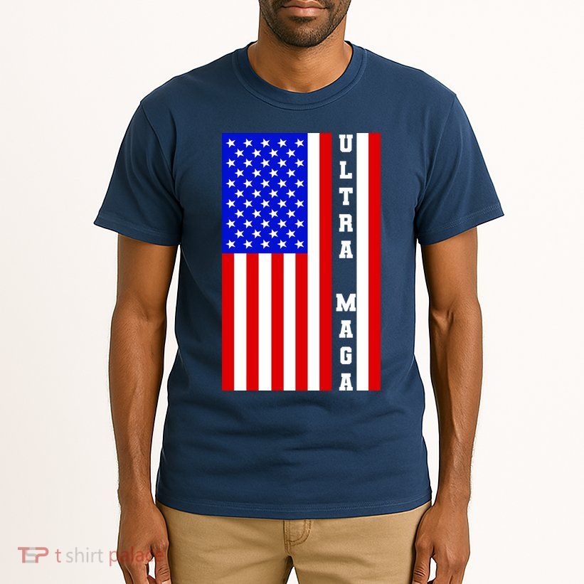 USA Flag United States Of America Ultra MAGA Trump 2024 Tall T-Shirt