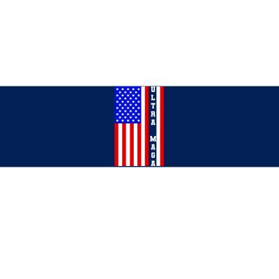 USA Flag United States Of America Ultra MAGA Trump 2024 Bumper Sticker