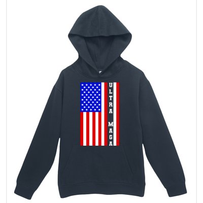 USA Flag United States Of America Ultra MAGA Trump 2024 Urban Pullover Hoodie