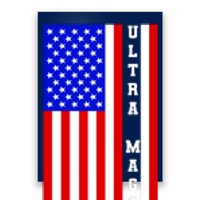 USA Flag United States Of America Ultra MAGA Trump 2024 Poster