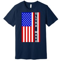 USA Flag United States Of America Ultra MAGA Trump 2024 Premium T-Shirt