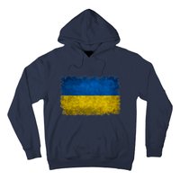 Ukraine Flag Ukrainian Ukraine Pride Vintage FLag Hoodie