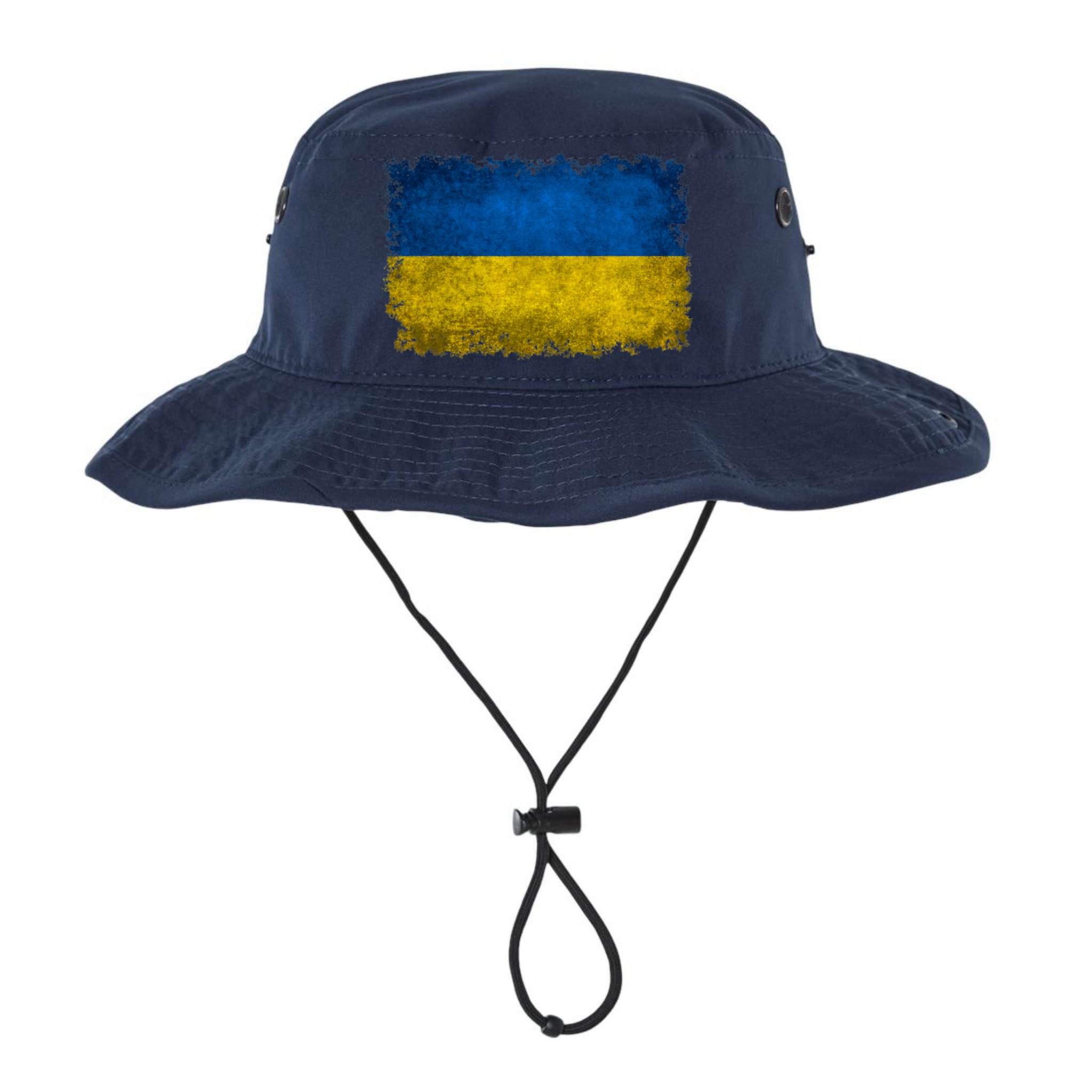 Ukraine Flag Ukrainian Ukraine Pride Vintage FLag Bucket Hat