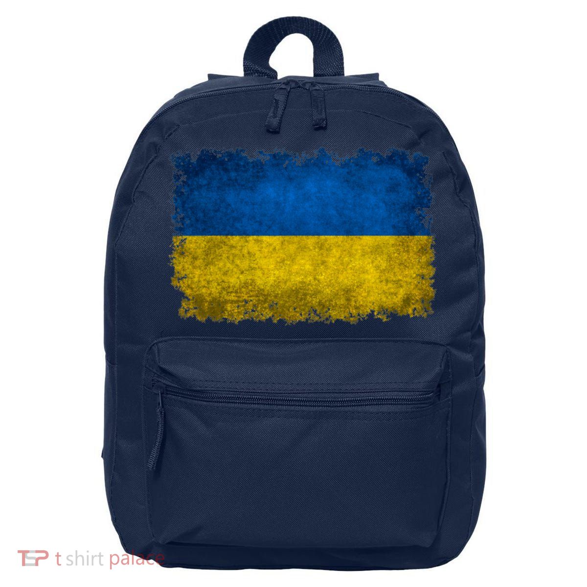 Ukraine Flag Ukrainian Ukraine Pride Vintage FLag 16 in Basic Backpack