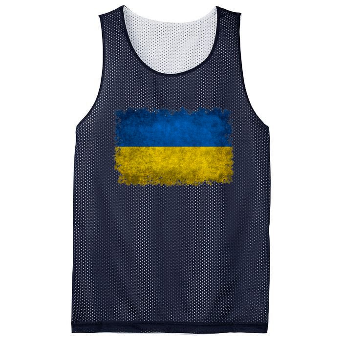 Ukraine Flag Ukrainian Ukraine Pride Vintage FLag Mesh Reversible Basketball Jersey Tank