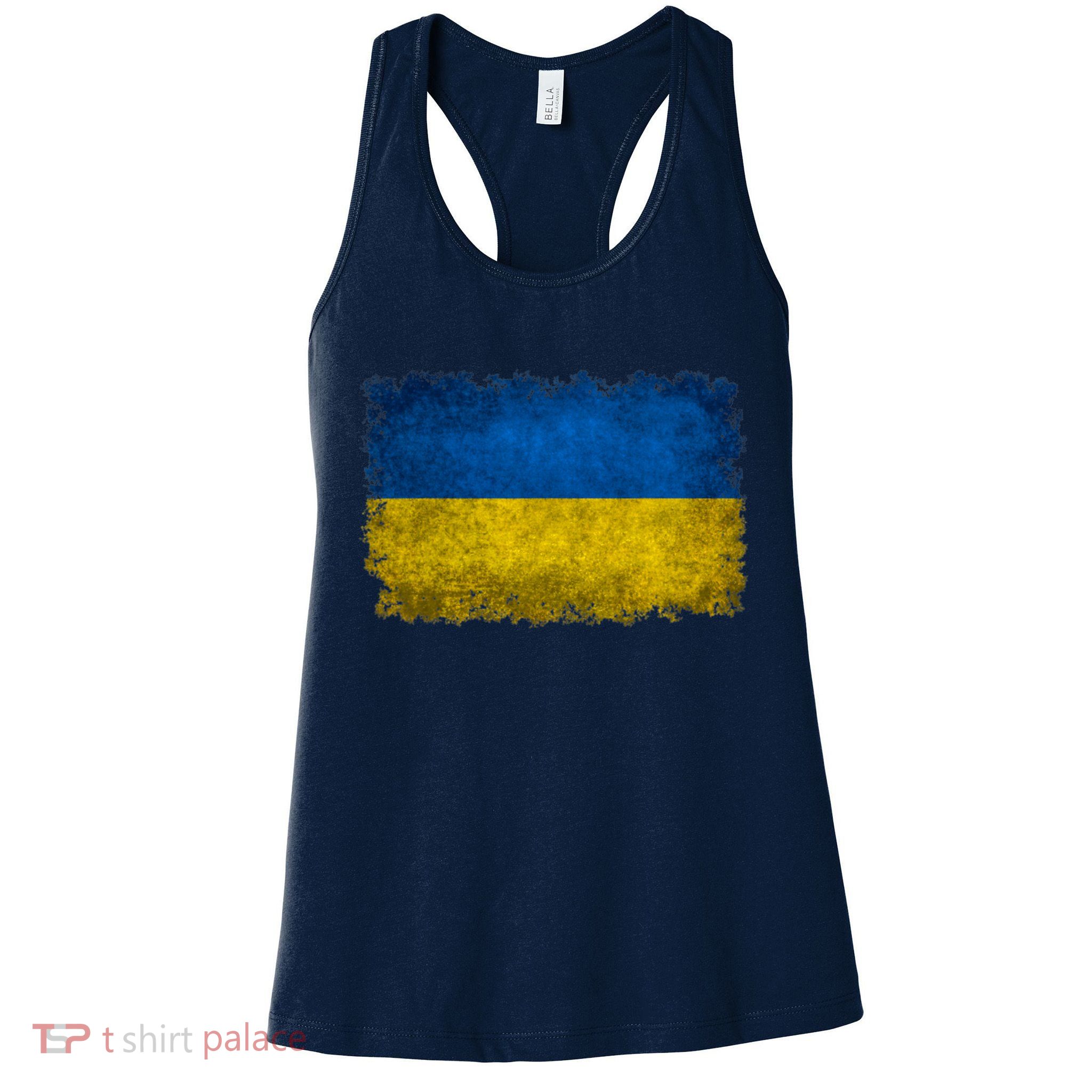 Ukraine Flag Ukrainian Ukraine Pride Vintage FLag Womens Tank Top