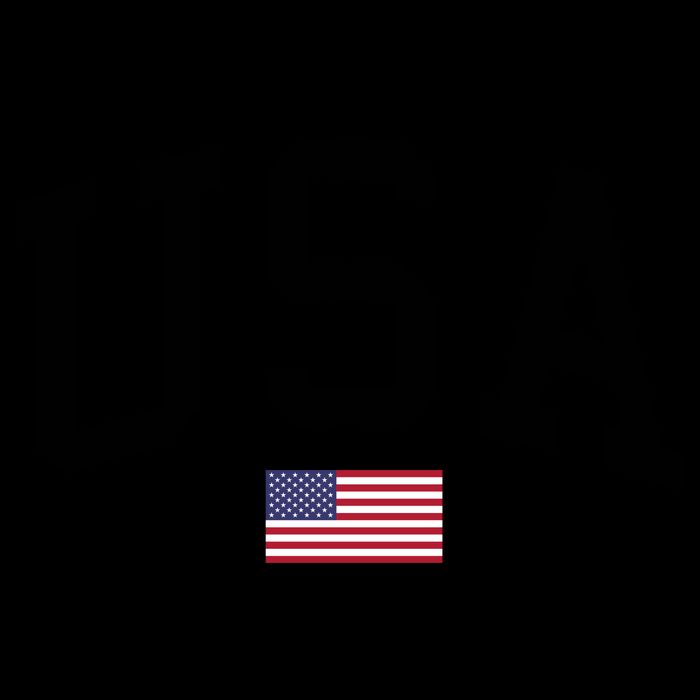 USA Flag Zip Tote Bag