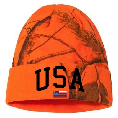 USA Flag Kati Licensed 12" Camo Beanie