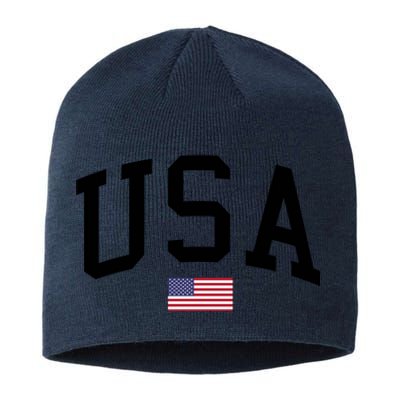 USA Flag Sustainable Beanie