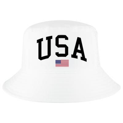 USA Flag Cool Comfort Performance Bucket Hat