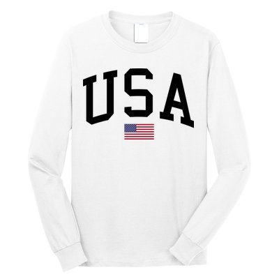 USA Flag Long Sleeve Shirt