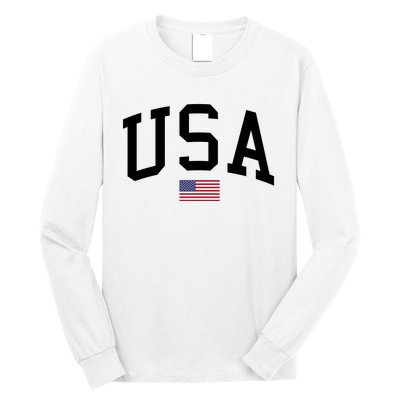 USA Flag Long Sleeve Shirt