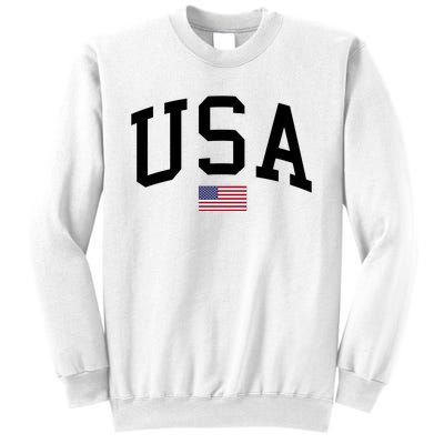 USA Flag Sweatshirt