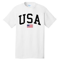 USA Flag Tall T-Shirt