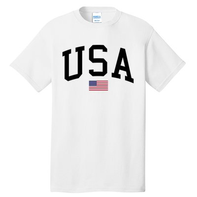 USA Flag Tall T-Shirt