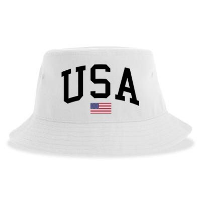 USA Flag Sustainable Bucket Hat