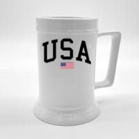 USA Flag Beer Stein