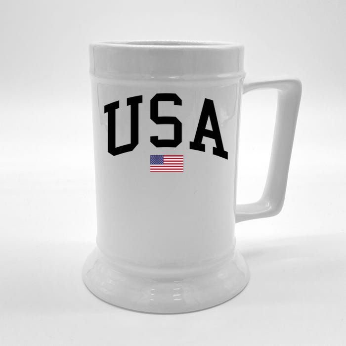 USA Flag Beer Stein