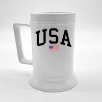 USA Flag Beer Stein