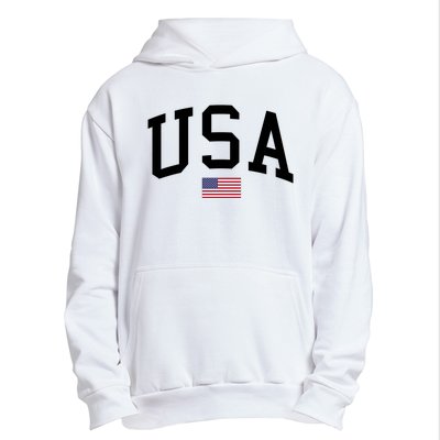 USA Flag Urban Pullover Hoodie