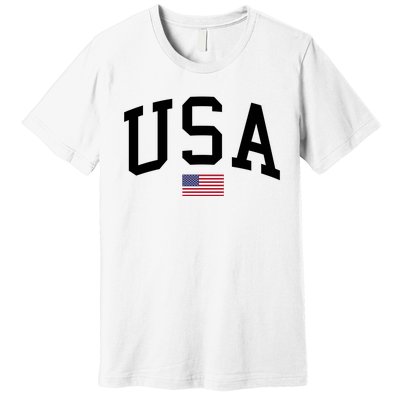 USA Flag Premium T-Shirt