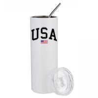 USA Flag Stainless Steel Tumbler